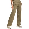 image:imageadidas Womens Essentials Small Logo FeelCozy Open Hem PantsOlive StrataWhite