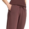 image:imageadidas Womens Essentials Small Logo FeelCozy Open Hem PantsShadow BrownWhite