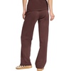 image:imageadidas Womens Essentials Small Logo FeelCozy Open Hem PantsShadow BrownWhite
