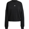 image:imageadidas Womens Essentials Small Logo FeelCozy SweatshirtBlackWhite