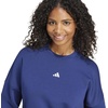 image:imageadidas Womens Essentials Small Logo FeelCozy SweatshirtDark BlueWhite