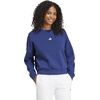 image:imageadidas Womens Essentials Small Logo FeelCozy SweatshirtDark BlueWhite