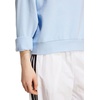 image:imageadidas Womens Essentials Small Logo FeelCozy SweatshirtGlow BlueWhite