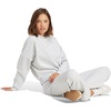 image:imageadidas Womens Essentials Small Logo FeelCozy SweatshirtLight Grey HeatherWhite