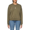 image:imageadidas Womens Essentials Small Logo FeelCozy SweatshirtOlive StrataWhite