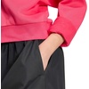 image:imageadidas Womens Essentials Small Logo FeelCozy SweatshirtPower PinkWhite