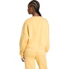 image:imageadidas Womens Essentials Small Logo FeelCozy SweatshirtSemi Ice TangerineWhite