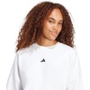 image:imageadidas Womens Essentials Small Logo FeelCozy SweatshirtWhiteBlack