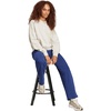 image:imageadidas Womens Essentials Small Logo FeelCozy SweatshirtWonder AluminaWhite