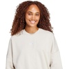 image:imageadidas Womens Essentials Small Logo FeelCozy SweatshirtWonder AluminaWhite