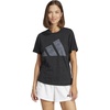 image:imageadidas Womens Essentials Winners TShirtBlackWhite