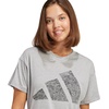 image:imageadidas Womens Essentials Winners TShirtSolid GreyBlack