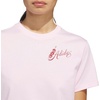 image:imageadidas Womens Mind Bodysuit and Spirits Graphic TShirtClear Pink