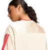 image:imageadidas Womens Stadium Mesh TShirtCrystal LinenOff WhitePure Ruby