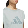 image:imageadidas Womens Western Florals Big Logo Graphic TShirtWonder Sage