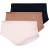 image:imageadidas Womens Active Light Flex Hipster UnderwearBlackToasted AlmondSandy Pink