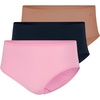 image:imageadidas Womens Active Light Flex Hipster UnderwearToasted AlmondBlackSt Tropic Bloom