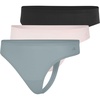 image:imageadidas Womens Active Light Flex Thong UnderwearBlack Sandy PinkWonder Sage
