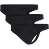 image:imageadidas Womens Active Seamless Thong Underwear Multipack Black Medium