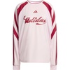 image:imageadidas Womens House of Tiro Long Sleeve JerseyClear PinkMaroon