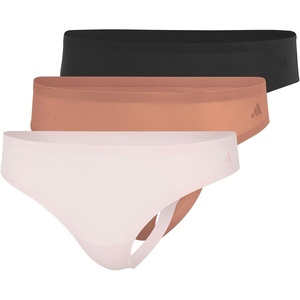 image:imageadidas Womens Active Light Flex Thong UnderwearBlackToasted AlmondSandy Pink
