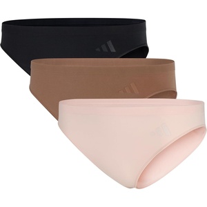 image:imageadidas Womens Active Seamless Bikini Brief UnderwearBlackToasted AlmondWonder Quartz