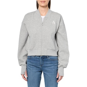 image:imageadidas Womens All Szn Ribbed Track JacketMedium Grey Heather