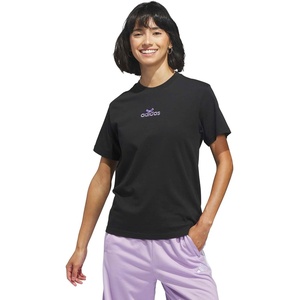 image:imageadidas Womens Bow on Linear Logo Graphic TShirtBlack