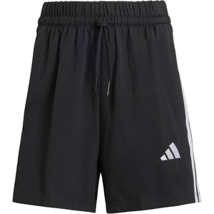 image:imageadidas Womens Essentials 3Stripes Cotton ShortsBlack  White
