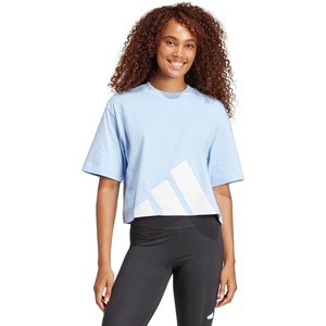 image:imageadidas Womens Essentials Big Logo Boyfriend TShirtBlueWhite