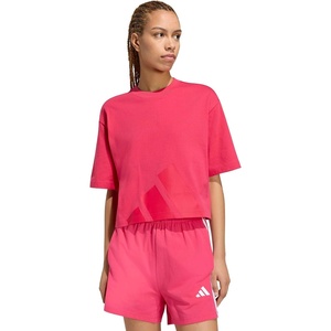 image:imageadidas Womens Essentials Big Logo Boyfriend TShirtPower PinkEnergy Pink