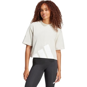 image:imageadidas Womens Essentials Big Logo Boyfriend TShirtWonder AluminaWhite