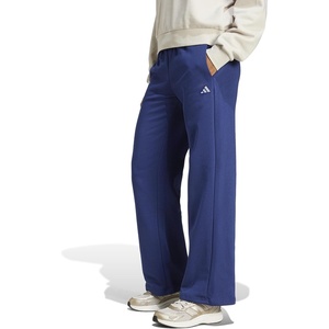 image:imageadidas Womens Essentials Small Logo FeelCozy Open Hem PantsDark BlueWhite