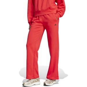 image:imageadidas Womens Essentials Small Logo FeelCozy Open Hem PantsPure RubyBlack
