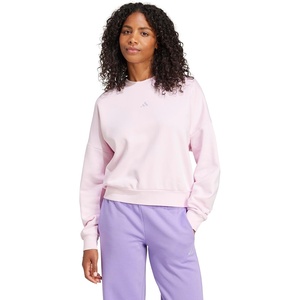 image:imageadidas Womens Essentials Small Logo FeelCozy SweatshirtClear PinkWhite