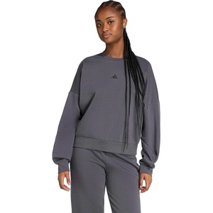 image:imageadidas Womens Essentials Small Logo FeelCozy SweatshirtGreyBlack