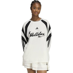image:imageadidas Womens House of Tiro Long Sleeve JerseyOff WhiteBlack