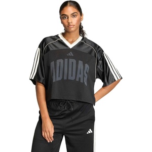image:imageadidas Womens Stadium Mesh TShirtBlackOff White