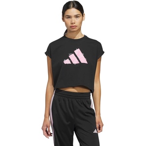 image:imageadidas Womens Western Florals Big Logo Graphic TShirtBlack
