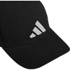 image:imageAdidas Mens Gameday Hat  Athletic Baseball Cap Stretch FitBlackWhiteOffseason