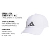 image:imageAdidas Mens Gameday Hat  Athletic Baseball Cap Stretch FitWhiteOnix GreyOffseason