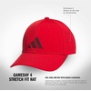 image:imageadidas Gameday Structured Stretch Fit Hat 40Better ScarletShadow Red4