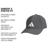image:imageadidas Gameday Structured Stretch Fit Hat 40Grey SixWhite5