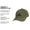 image:imageadidas Gameday Structured Stretch Fit Hat 40Olive Strata GreenBlack4