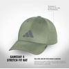 image:imageadidas Gameday Structured Stretch Fit Hat 40Tent GreenGrey Five4