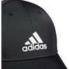 image:imageadidas Mens Decision Structured Adjustable CapBlackWhite