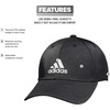 image:imageadidas Mens Decision Structured Adjustable CapBlackWhite