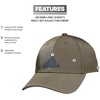 image:imageadidas Mens Decision Structured Adjustable CapOlive Strata GreenOnix Grey
