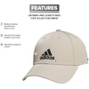 image:imageadidas Mens Decision Structured Adjustable CapWonder BeigeBlack