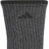 image:imageadidas Mens Cushioned X Socks 3 Pairs Multiple Heights Durable amp ComfortableBlackOnix GreyCrew4